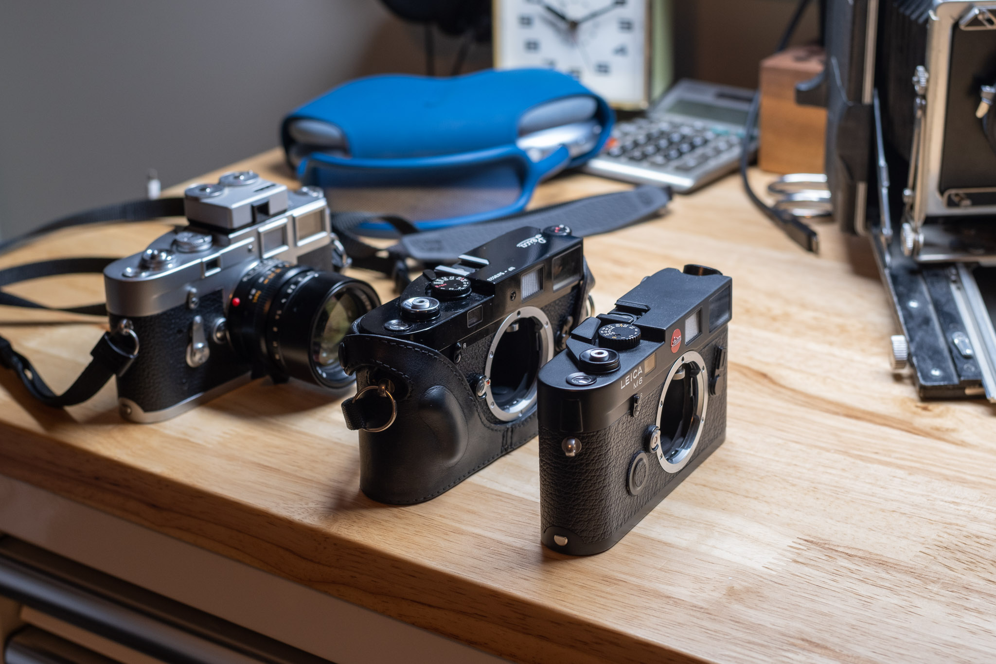 Leicas: M3, MP, and M6
