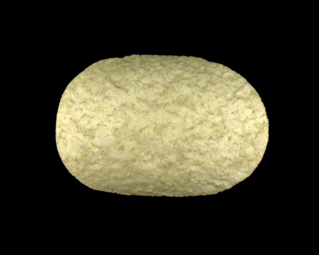 Pringle, “photographed” using a flatbed scanner